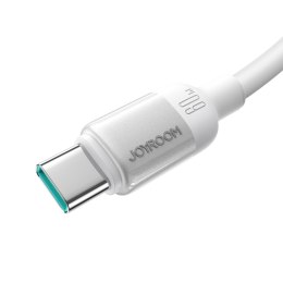 Kabel przewód USB-C Lively Series 60 W 1.2 m - biały