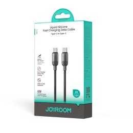Kabel przewód USB-C Lively Series 60 W 1.2 m - czarny