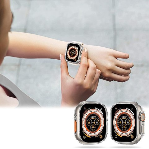 Etui pokrowiec na Apple Watch Ultra 1 / 2 49 mm Defense360 - przezroczyste
