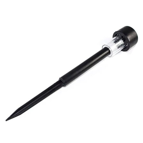 Słoneczny Słupek Oświetleniowy z Czujnikiem Zmierzchu - Biała Dioda LED, 31 cm