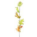 Jesienna gałązka dekoracyjna z żołędziami, 70cm, pomarańczowa