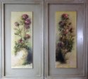 Obraz Retro z Różami 2 z Serii Postarzanych Kompozycji 30 x 56 cm