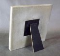 Drewniana stojąca ramka na zdjęcie kolorze brązowym 19.5x19.5 cm