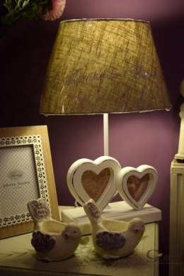 Romantyczna Lampa Stołowa z Ramkami na Zdjęcia w Stylu Prowansalskim