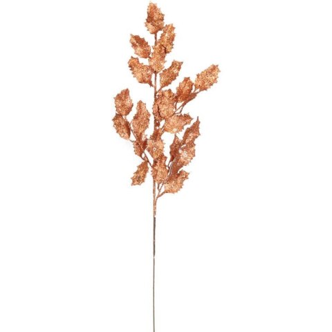 Gałązka brokatowa, rudy kolor, 76 cm, EYK18A3608