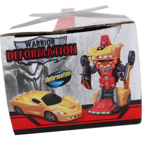 Transformer samochód robot żółty