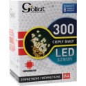 Lampki choinkowe 300 LED z programatorem, wewnętrzne i zewnętrzene, ciepły biały