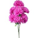 Bukiet 7 dużych chryzantem w kolorze fioletowym 64 cm