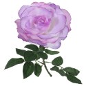 Fioletowa sztuczna róża 68 cm