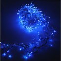 Lampki choinkowe 288 led typu gąsienica Cluster w kolorze niebieskim 2 m