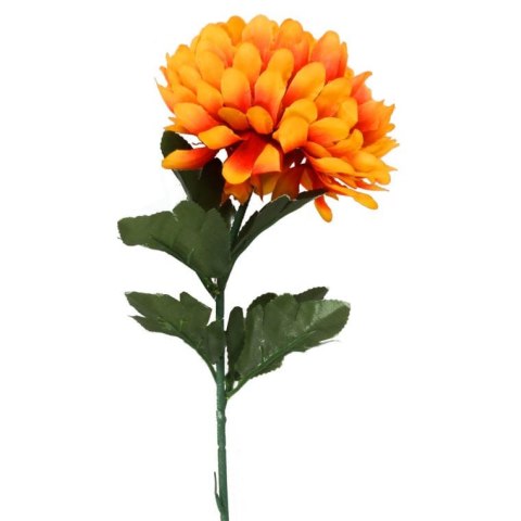 Pomarańczowa Chryzantema - Pojedynczy Kwiat 70cm