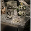 Akrylowa Figurka Anioła z Kolorowym Podświetleniem LED na Baterie