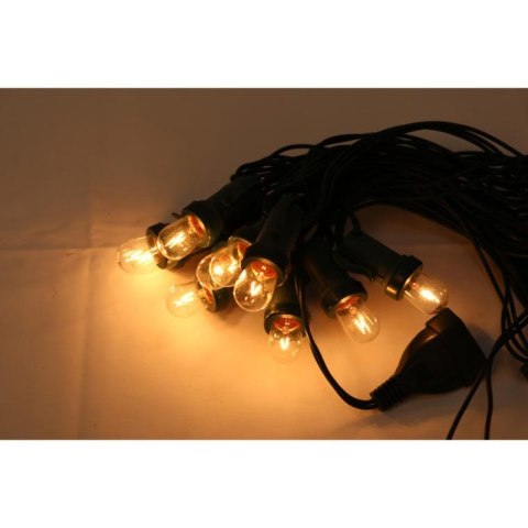 LAMPKI CHOINKOWE 20 LED Z DODATKOWYM GNIAZEDEM I ZACZEPEM