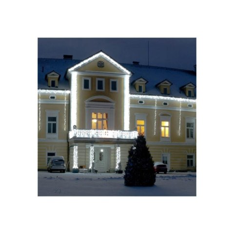 Lampki Choinkowe 1000 LED Z Synchronizacją Muzyczną i Ściemniaczem, Zewnętrzne IP44, Ciepły i Zimny Biały, Kompatybilne z IOS i 