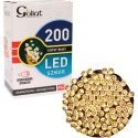Lampki Choinkowe na Zewnątrz 200 LED z Dodatkowym Gniazdem, Kolor Ciepły Biały, Zasilanie Sieciowe, 995cm