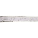 Wstążka dekoracyjna wrzosowo srebrna 3cm x 2,7 m