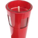 Pochodnia zapachowa Citronella w metalowej obudowie - kolor czerwony