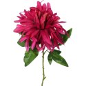 Dalia Sztuczna w Kolorze Ciemno Różowym - Pojedyncza Gałązka, Wysokość 70 cm
