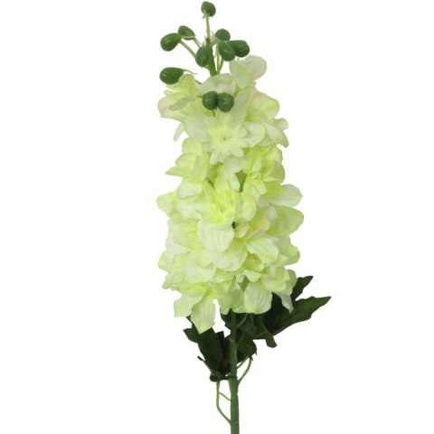 Gałązka ostróżki sztucznej w kolorze zielonym, 80 cm