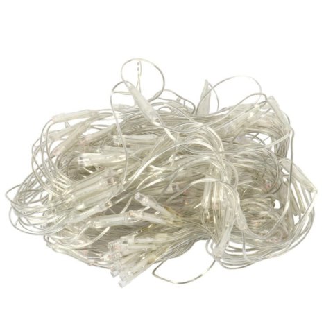 Multikolorowa Kurtyna Świetlna 120 LED z Efektem Flash, Wymiary 1.2 x 1m, Zasilanie Sieciowe