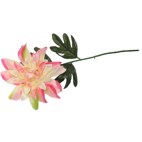 Sztuczna Gałązka Dalii w Kolorze Łososiowym - 70 cm