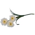 Sztuczna Gałązka Gerber w Kolorze Żółtym - 55 cm