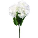 Biały Bukiet Hortensji - Komplet 5 Sztuk o Wysokości 50 cm