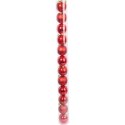 KPL.12 BOMBEK PLASTIKOWYCH CZERWONYCH 6 CM