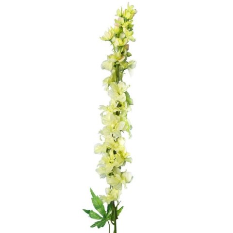 Sztuczna Gałązka Ostróżki Długiej - Kolor Żółty, 78 cm