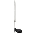 Zestaw 2x Lampa ogrodowa LED solarna 24.5 cm wbijana