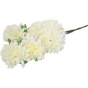 Biały Bukiet Sztucznych Chryzantem 72cm - Dekoracja na Wszystkich Świętych