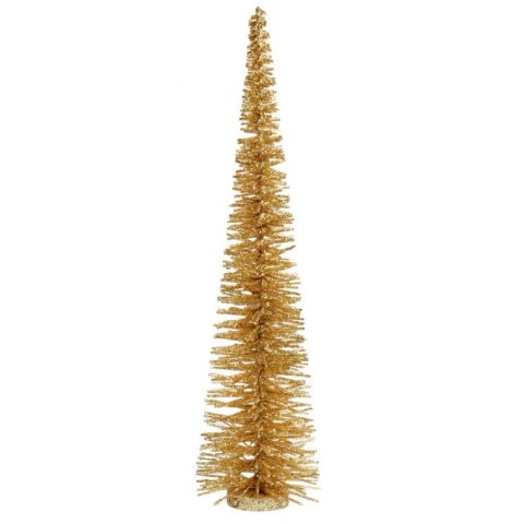 CHOINKA FIGURKA ZŁOTA BROKATOWA 50 CM