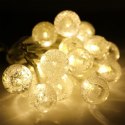 Komplet Choinkowych Lamp LED 20 Sztuk, Kolor Ciepły Biały, Bezpieczne i Energooszczędne, Polska Dystrybucja