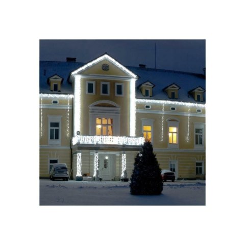 Świąteczna dekoracja - Lampki LED 50 sztuk, kolor zimny biały, na baterie, do użytku wewnętrznego