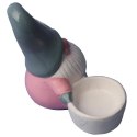 Ceramiczna ozdoba świąteczna MIKOŁAJ z podstawką na tealight