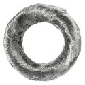 WIANEK DEKORACYJNY ŚWIĄTECZNY WIENIEC SREBRNY 40CM
